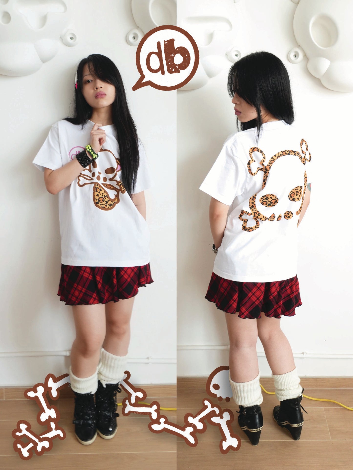 Leopard Fishbones T