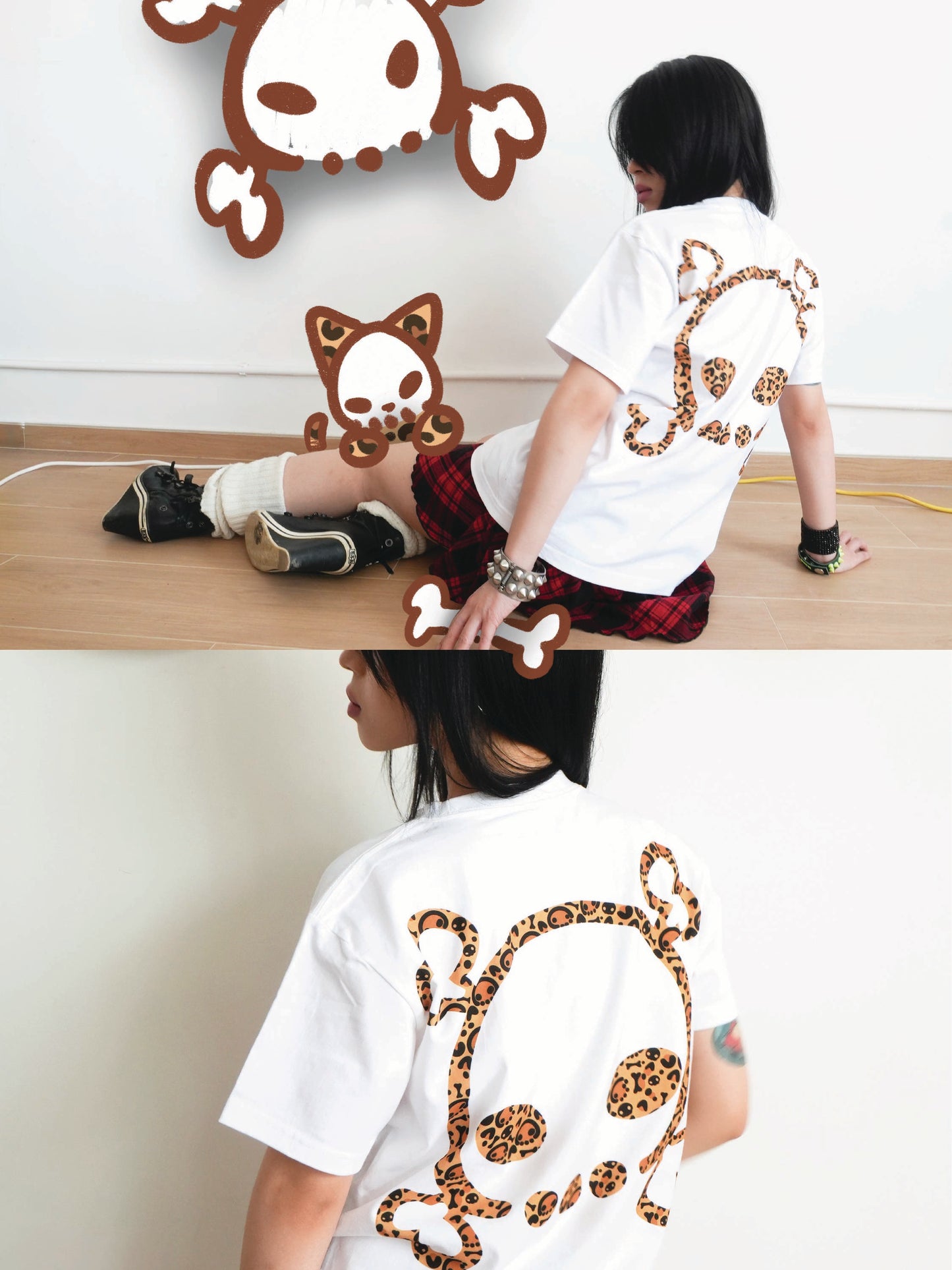 Leopard Fishbones T